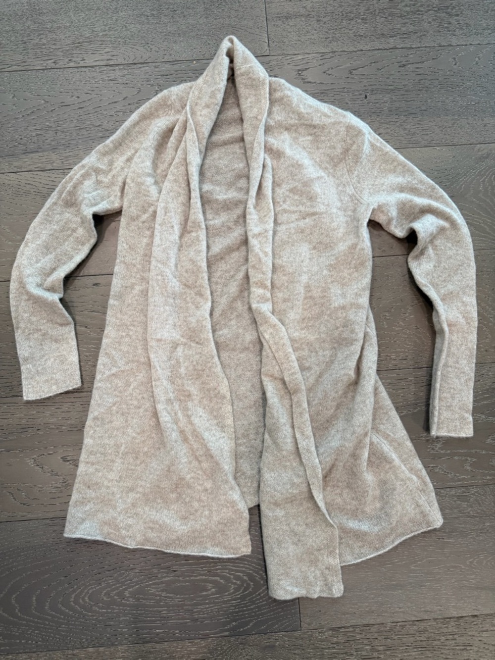 White + Warren Open-Front Shawl Collar Cardigan - 100% cashmere